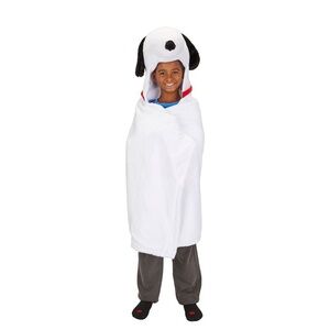 Peanuts Snoopy Hooded Blanket Kids Plush Costume Throw Franco Peanuts